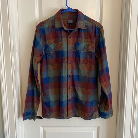 Patagonia Other - Patagonia Organic Cotton Plaid Shirt - Red, Blue, Brown